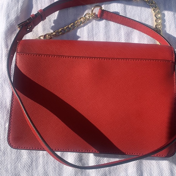 Michael Kors Daniela Large Saffiano Leather Crossbody Bag - Picture 11 of 14